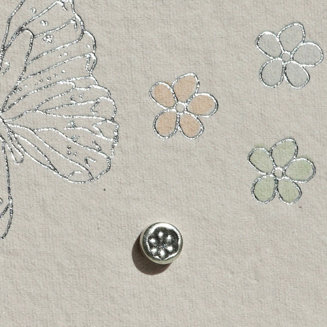 Made to Do Hard Things – Sterling Silver Flower Earrings