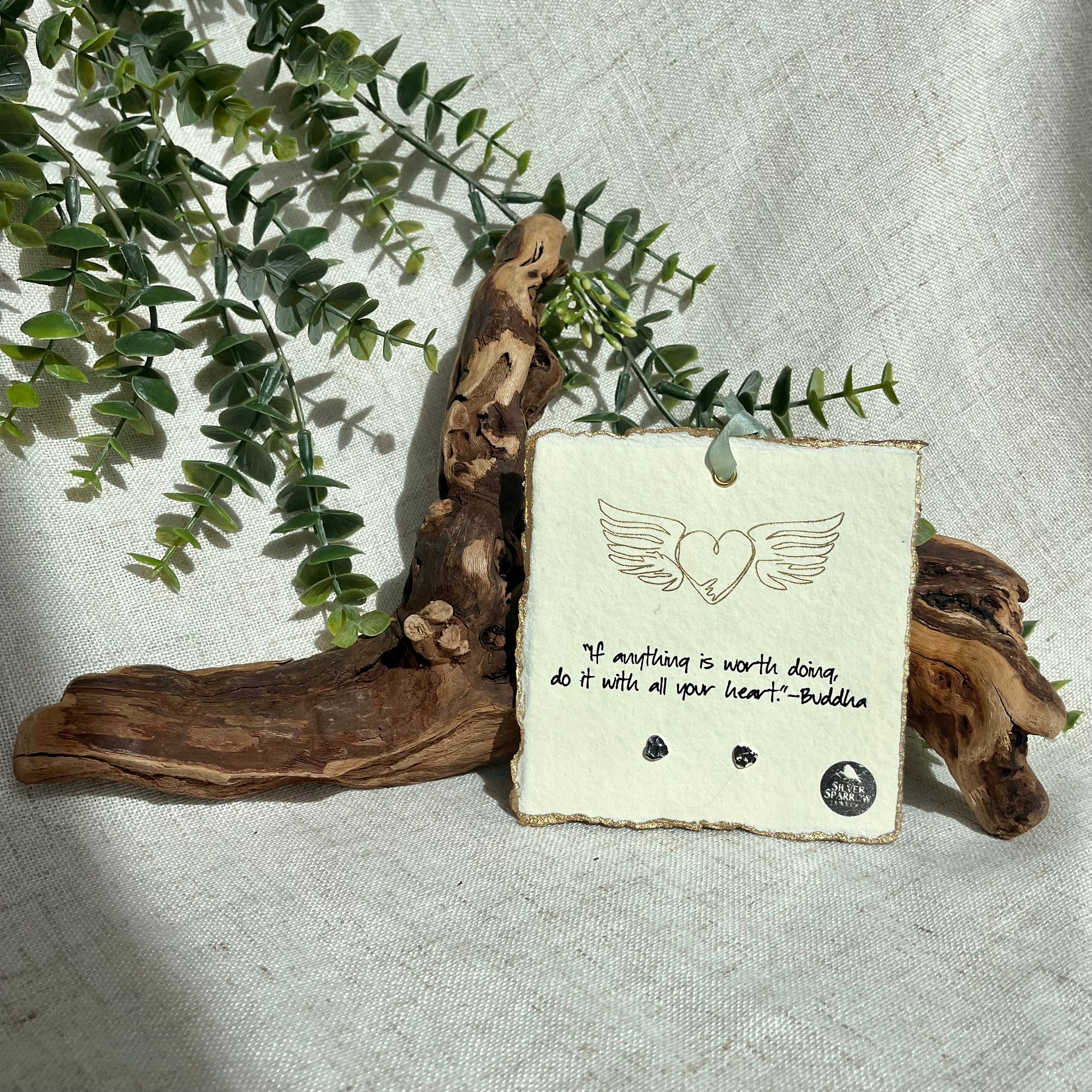 Do It With All Your Heart – Sterling Silver Heart Earrings