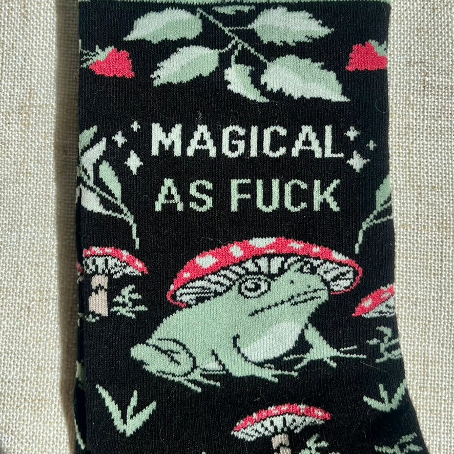 Mushroom &amp; Frog Socks