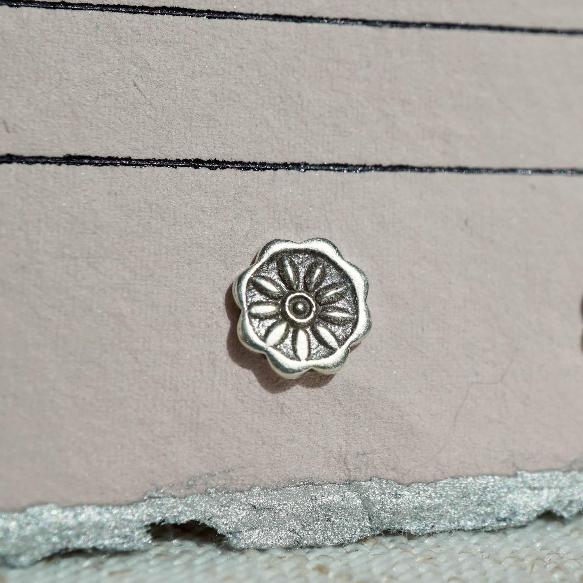 Friend, You Are the Best Because… – Sterling Silver Flower Earrings