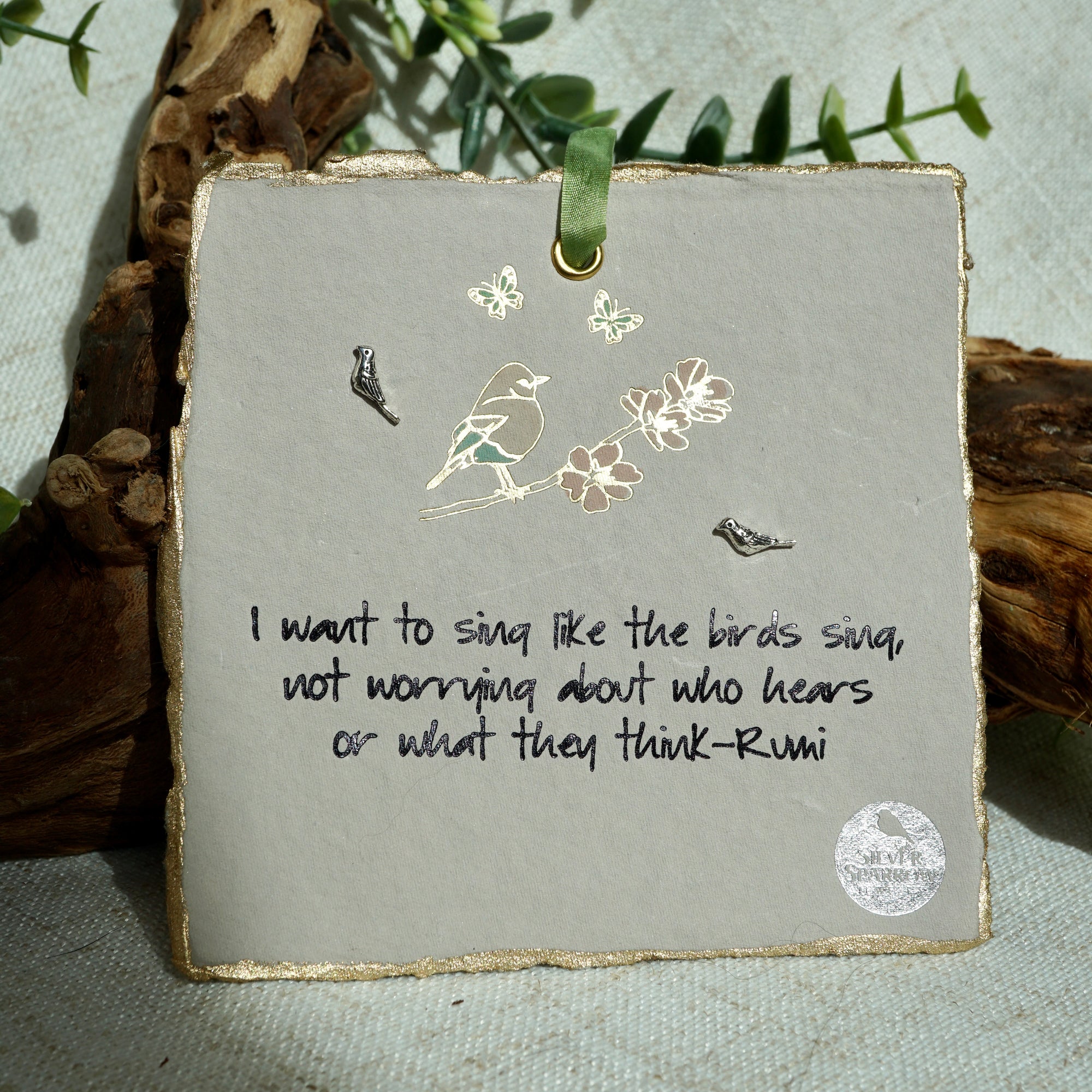 Sing Like the Birds – Sterling Silver Bird Earrings