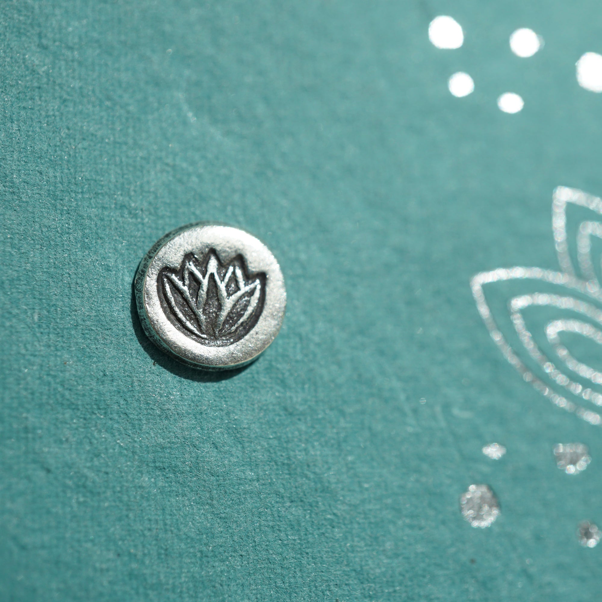 Love Gently &amp; Let Go Gracefully – Sterling Silver Lotus Earrings