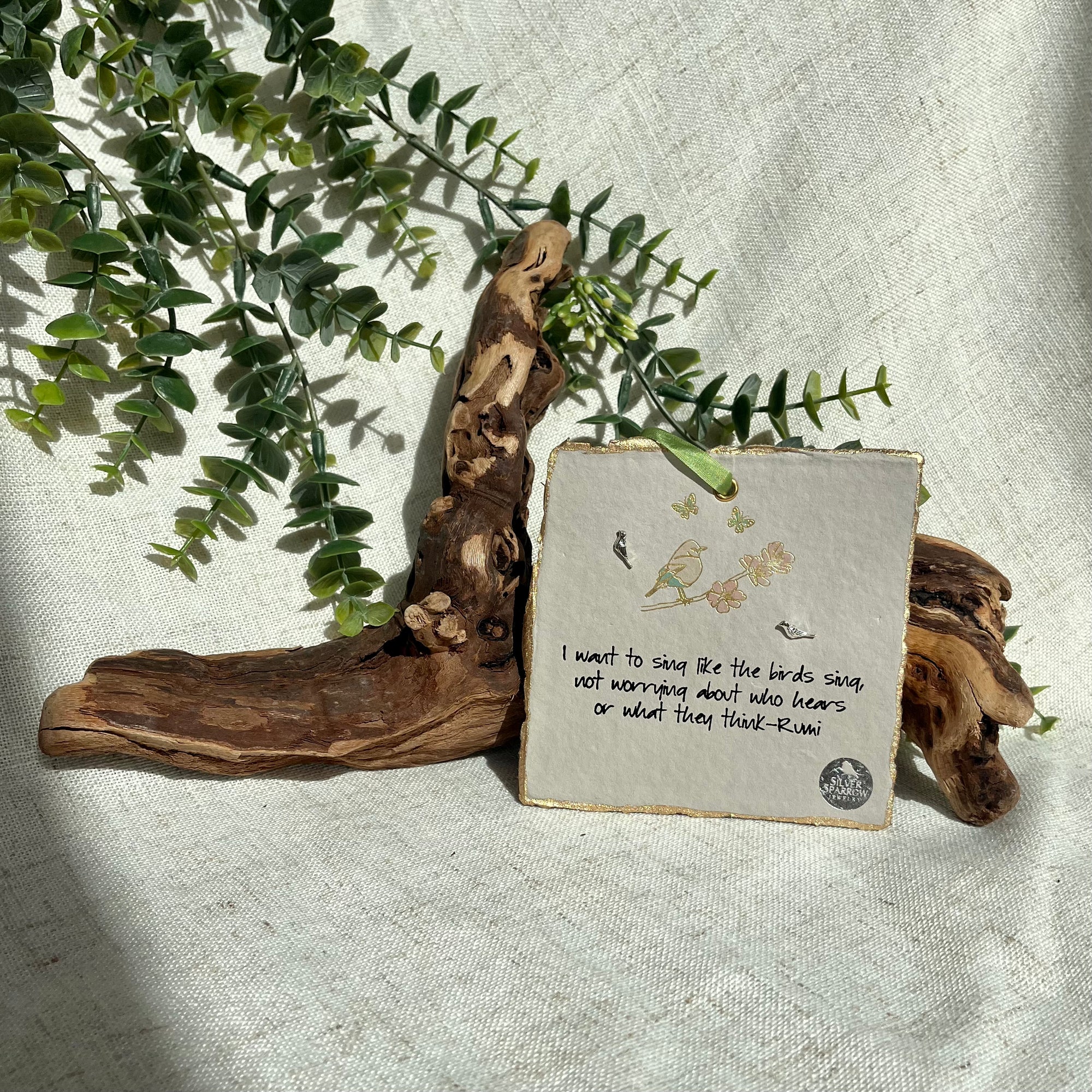 Sing Like the Birds – Sterling Silver Bird Earrings