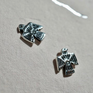 The Mountain and I – Sterling Silver Bird Earrings