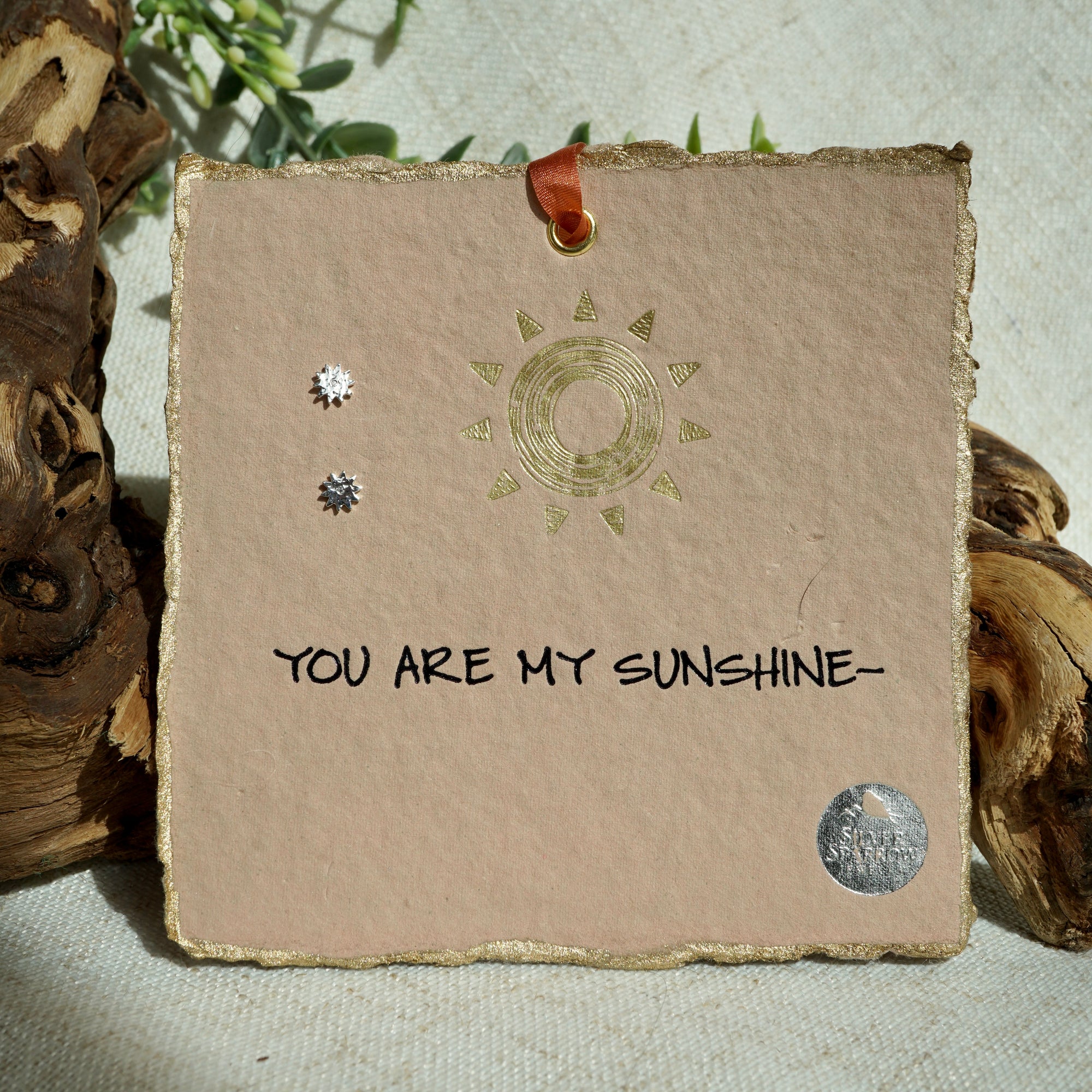 You Are My Sunshine – Sterling Silver Sun Earrings